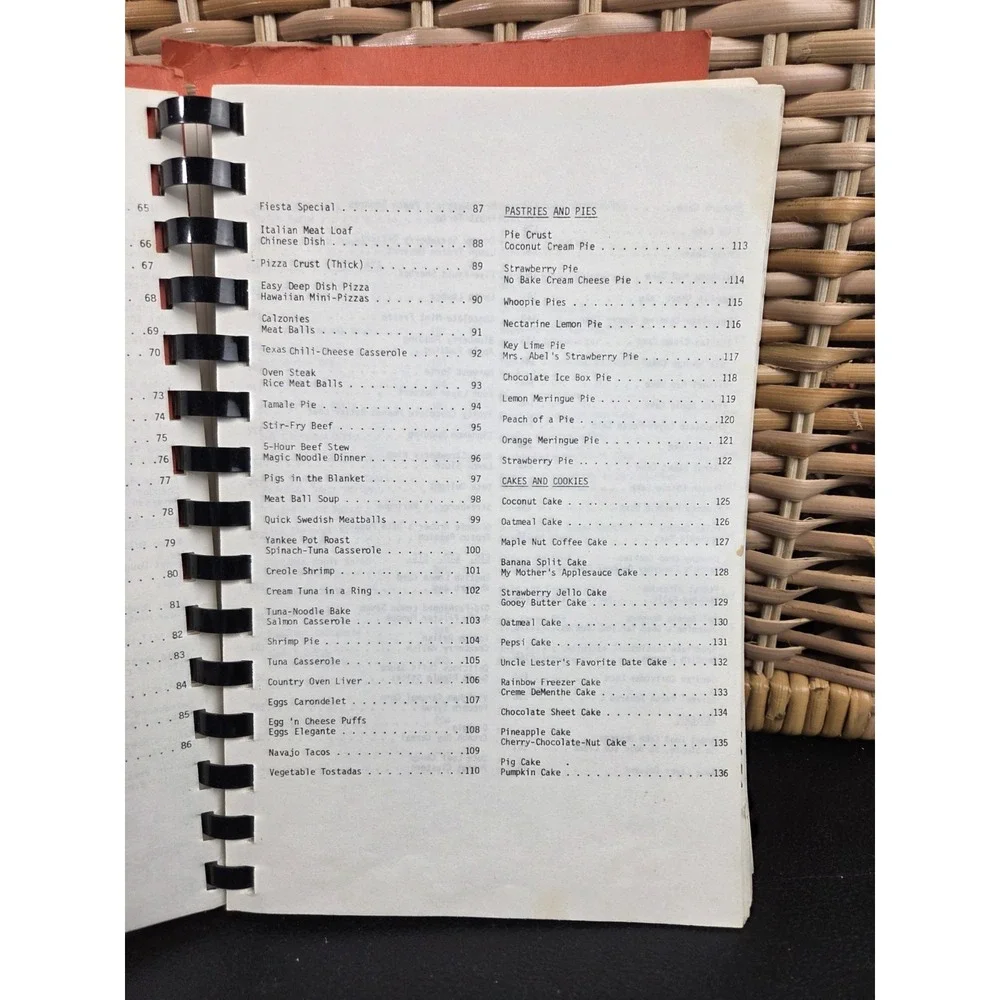 Greenville College Cookbook Greenville, Illinois 1983 257 Pages Local